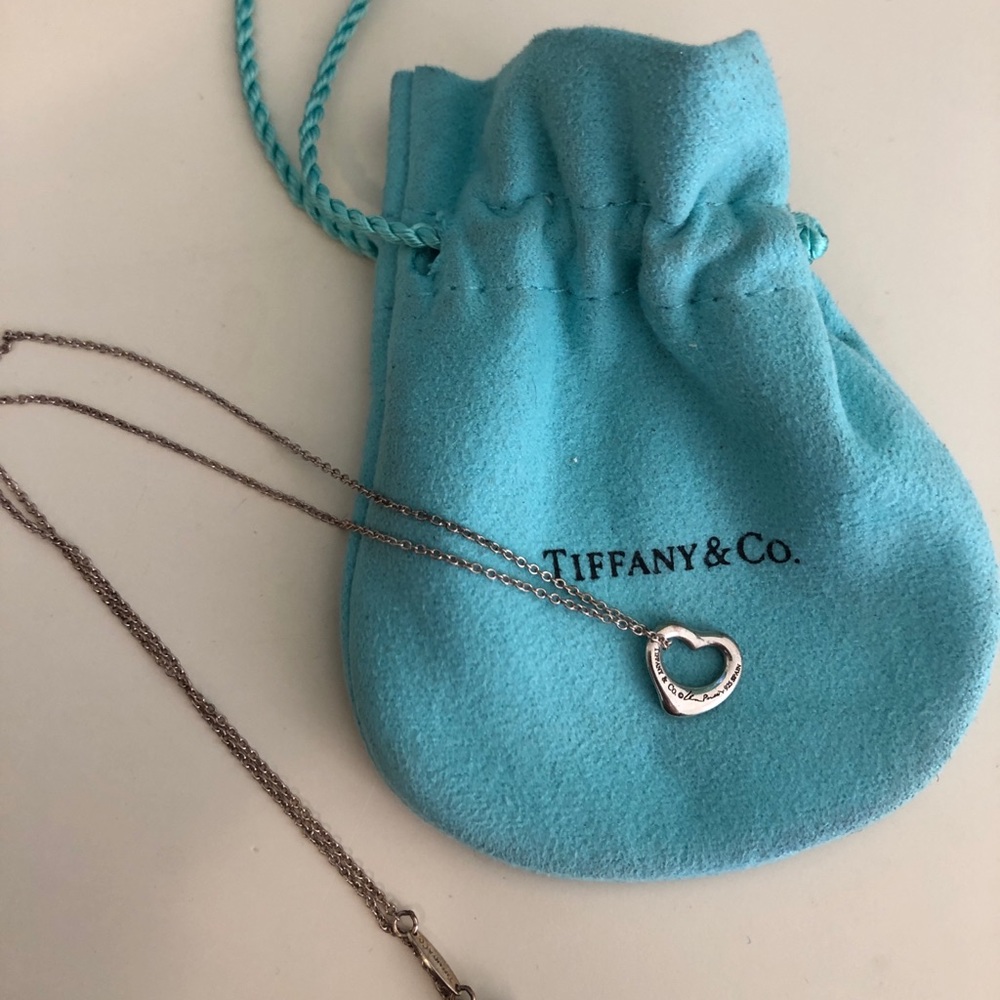 Tiffany & Co. Elsa Peretti Heart Necklace